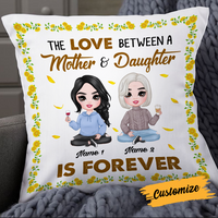 Personalized Mother Daughter Love Sunflower Pillow JR202 23O24 thumb 1