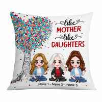 Personalized Mother Daughter Love Pillow JR186 26O47 thumb 1