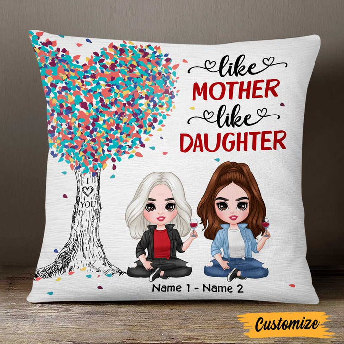 Personalized Mother Daughter Love Pillow JR186 26O47 1