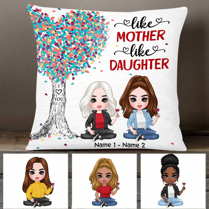 Personalized Mother Daughter Love Pillow JR186 26O47 1