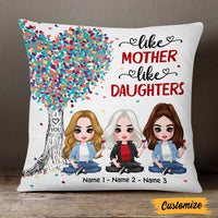 Personalized Mother Daughter Love Pillow JR186 26O47 thumb 1