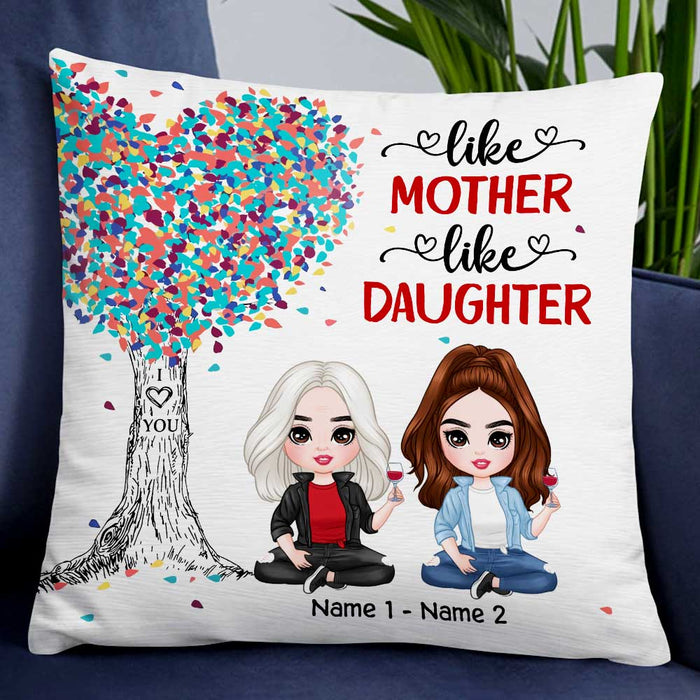 Personalized Mother Daughter Love Pillow JR186 26O47 1