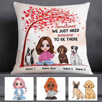 Personalized Dog Owner Someone There Pillow JR183 26O58 thumb 1