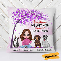 Personalized Dog Owner Someone There Pillow JR183 26O58 thumb 1