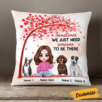 Personalized Dog Owner Someone There Pillow JR183 26O58 thumb 1