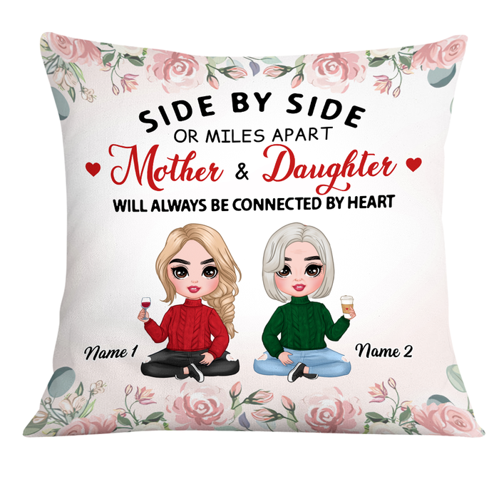 Personalized Mother Daughter Love Pillow JR203 23O24 1