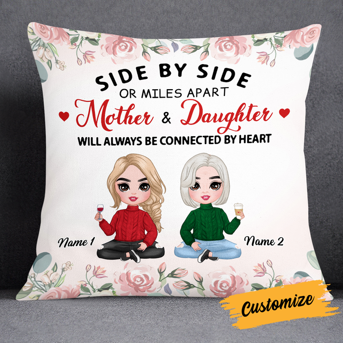 Personalized Mother Daughter Love Pillow JR203 23O24 1