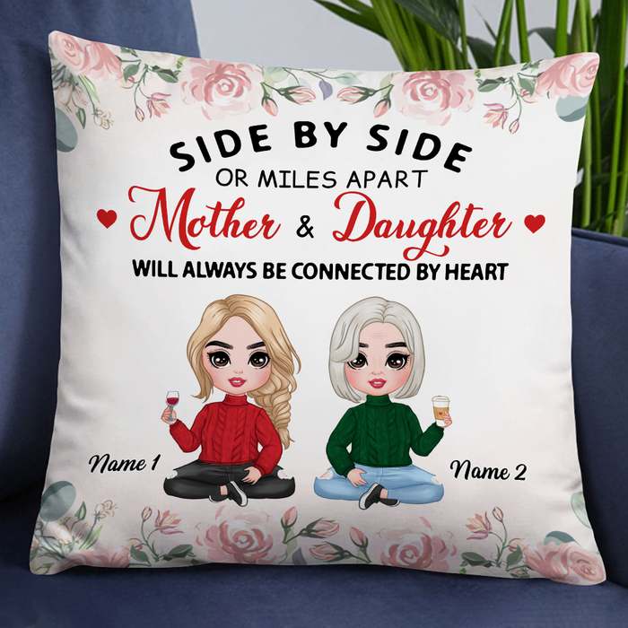 Personalized Mother Daughter Love Pillow JR203 23O24 1