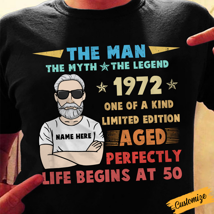 Personalized Love Dad Grandpa T Shirt JR105 23O23 1