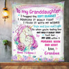 Personalized Unicorn Granddaughter Hug This Blanket JR71 81O34 1