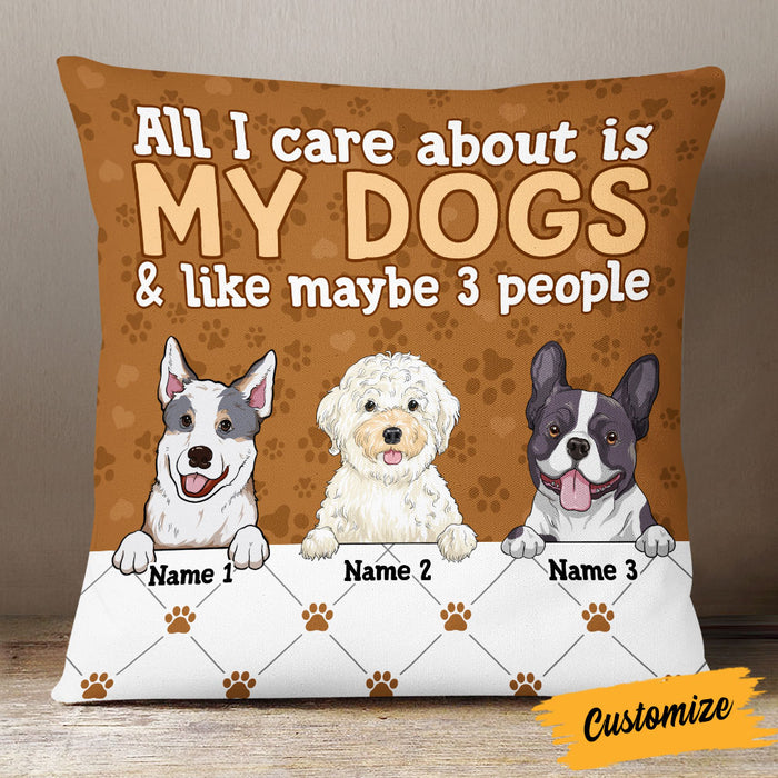 Personalized Dog Owner Pillow JR185 26O53 1