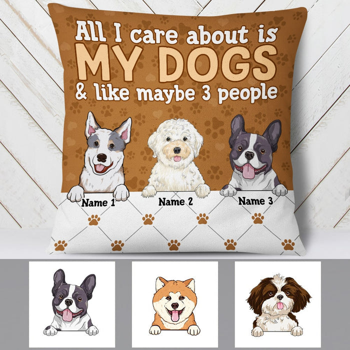 Personalized Dog Owner Pillow JR185 26O53 1