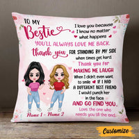 Personalized Friends Icon Thank You Pillow JR182 81O47 thumb 1