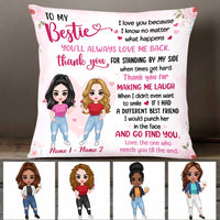 Personalized Friends Icon Thank You Pillow JR182 81O47 thumb 1