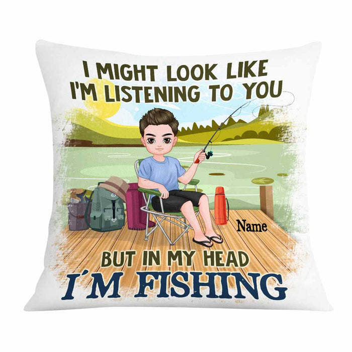 Personalized Love Fishing Pillow JR193 26O58 1
