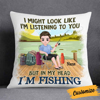 Personalized Love Fishing Pillow JR193 26O58 thumb 1