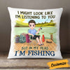 Personalized Love Fishing Pillow JR193 26O58 1