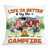 Personalized Love Camping Friends Pillow JR191 26O34 1