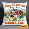 Personalized Love Camping Friends Pillow JR191 26O34 1