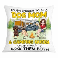 Personalized Love Camping Dog Mom Pillow JR192 85O34 thumb 1