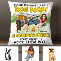Personalized Love Camping Dog Mom Pillow JR192 85O34 thumb 1