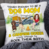 Personalized Love Camping Dog Mom Pillow JR192 85O34 1