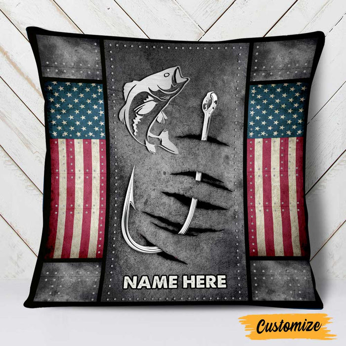 Personalized Love Fishing Pillow JR192 95O47 1