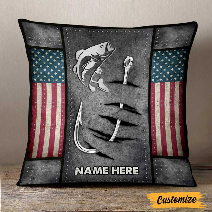 Personalized Love Fishing Pillow JR192 95O47 1