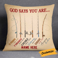 Personalized Love Fishing You Are Pillow JR191 85O34 thumb 1