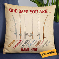 Personalized Love Fishing You Are Pillow JR191 85O34 thumb 1