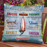 Personalized Love Fishing Pillow JR193 30O47 thumb 1