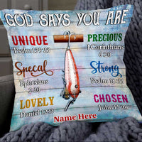 Personalized Love Fishing Pillow JR193 30O47 thumb 1