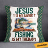 Personalized Love Fishing Jesus Pillow JR197 95O36 1