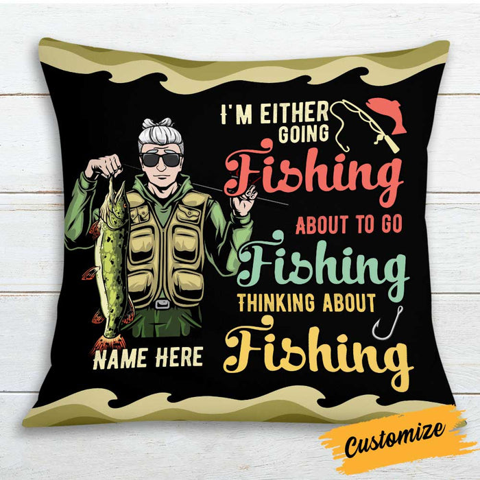 Personalized Love Fishing Pillow JR194 26O34 1