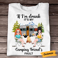 Personalized Love Camping Friends T Shirt JR192 26O58 thumb 1