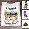Personalized Love Camping Friends T Shirt JR192 26O58 thumb 1