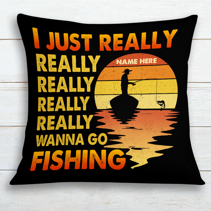 Personalized Love Fishing Pillow JR215 23O24 1