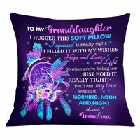 Personalized Mom Grandma Daughter Granddaughter Dreamcatcher Hug This Pillow JR191 81O34 thumb 1