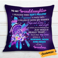 Personalized Mom Grandma Daughter Granddaughter Dreamcatcher Hug This Pillow JR191 81O34 thumb 1