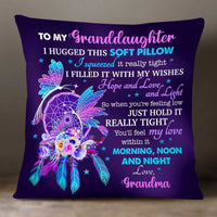 Personalized Mom Grandma Daughter Granddaughter Dreamcatcher Hug This Pillow JR191 81O34 thumb 1