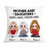 Personalized Mother Daughter Love Pillow JR192 81O58 thumb 1