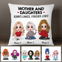 Personalized Mother Daughter Love Pillow JR192 81O58 thumb 1