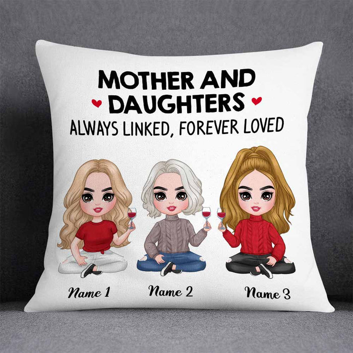 Personalized Mother Daughter Love Pillow JR192 81O58 1