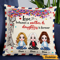 Personalized Mother Daughter Love Pillow JR193 81O47 thumb 1