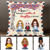 Personalized Mother Daughter Love Pillow JR193 81O47 1