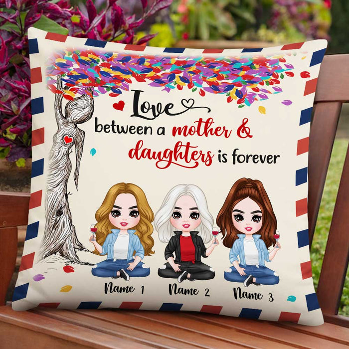 Personalized Mother Daughter Love Pillow JR193 81O47 1