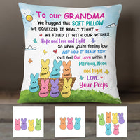 Personalized Easter Grandma Peeps Pillow JR193 95O36 thumb 1