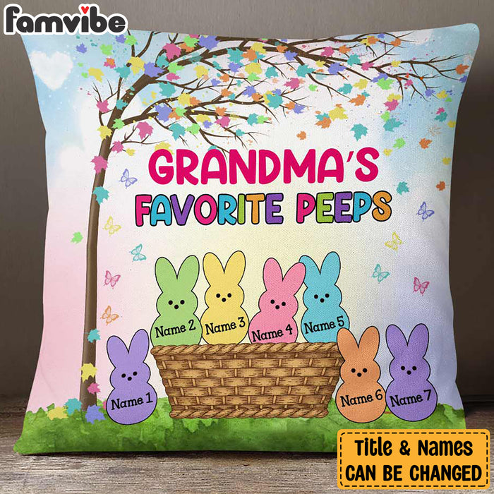 Personalized Easter Grandma Peeps Pillow JR198 95O57 1