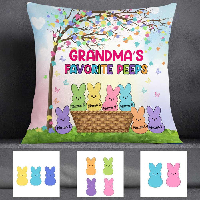 Personalized Easter Grandma Peeps Pillow JR198 95O57 1