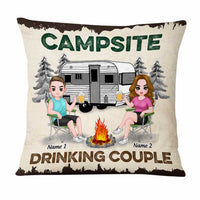 Personalized Love Camping Drinking Team Pillow FB102 24O47 thumb 1